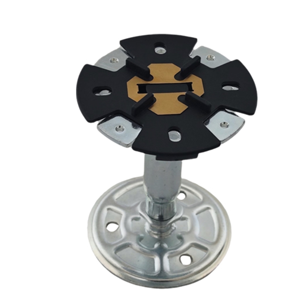Pedestal-in-raised-access-floor