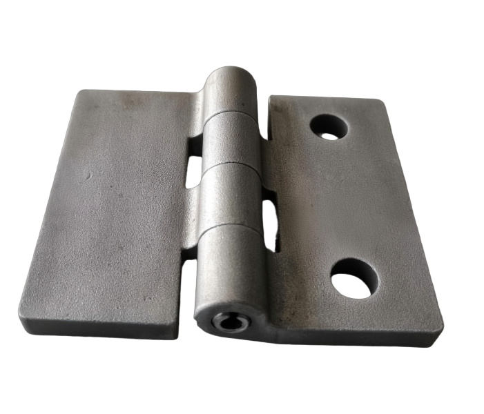 Precision cast steel hinge for heavy-duty door